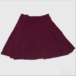 Maroon Charlotte Russe Skirt small